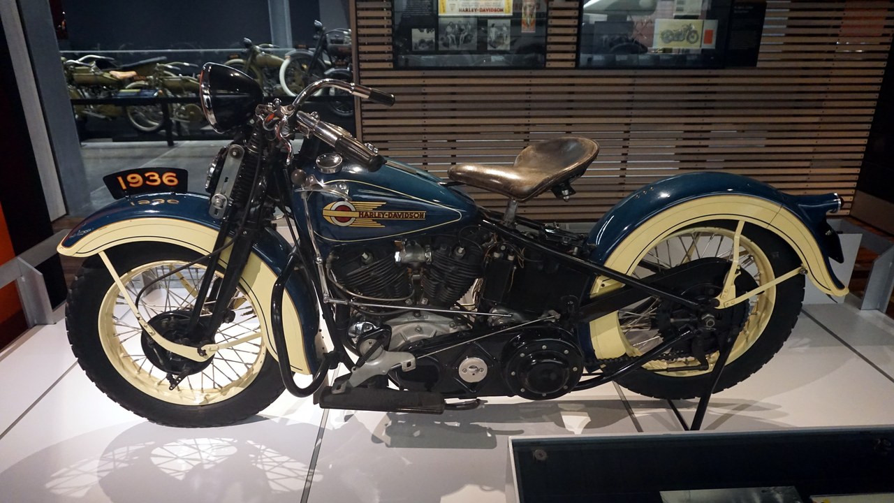 Harley-Davidson EL Knucklehead (1936) — Image Credit: Michael Barera - CC BY-SA 4.0/Wiki Commons
