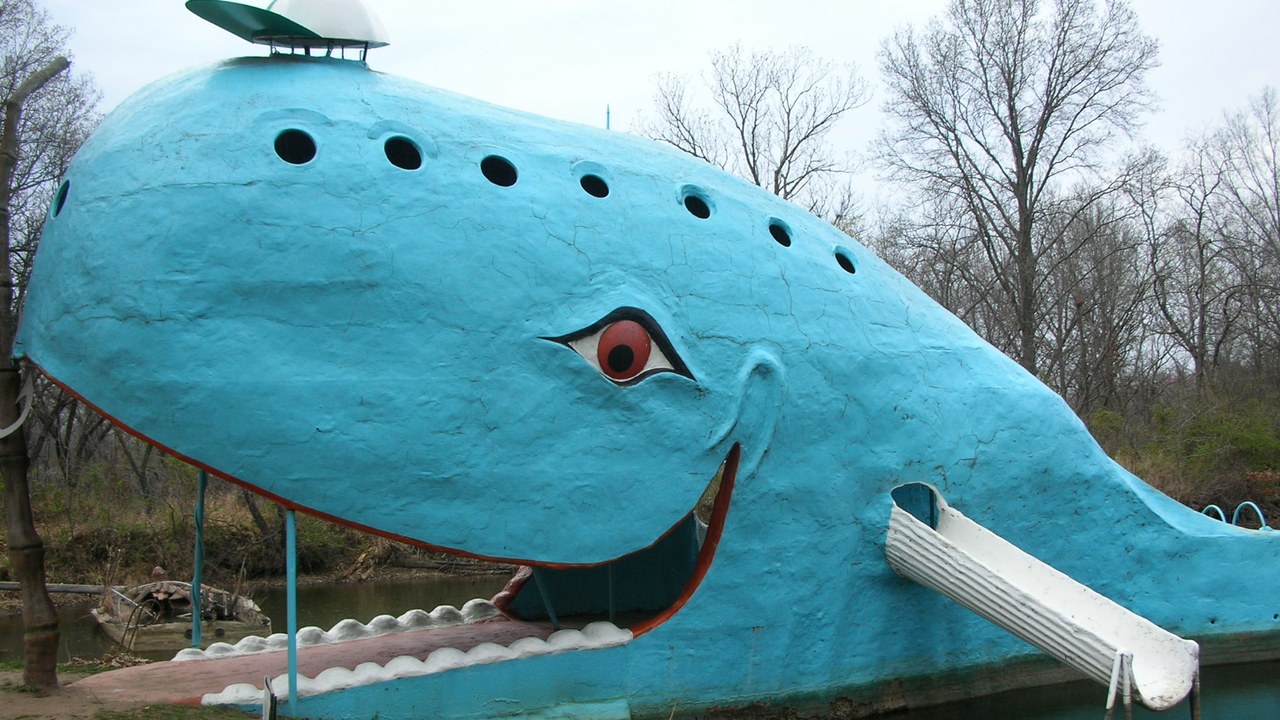 Blue Whale of Catoosa — Image Credit: Turover at English Wikipedia - Public domain/Wiki Commons