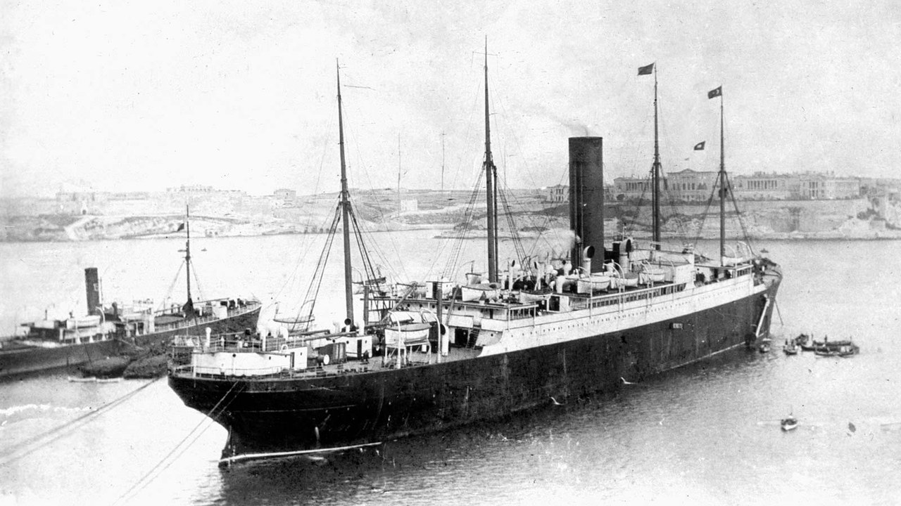 RMS Carpathia — Image Credit: Unknown author - Public domain/Wiki Commons
