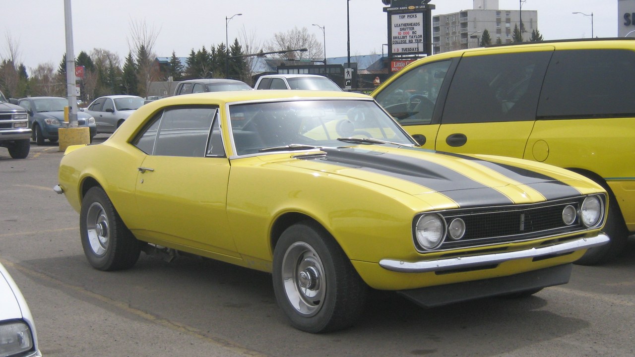 Chevrolet Camaro (1967) — Image Credit: dave_7 from Lethbridge, Canada - CC BY-SA 2.0/Wiki Commons