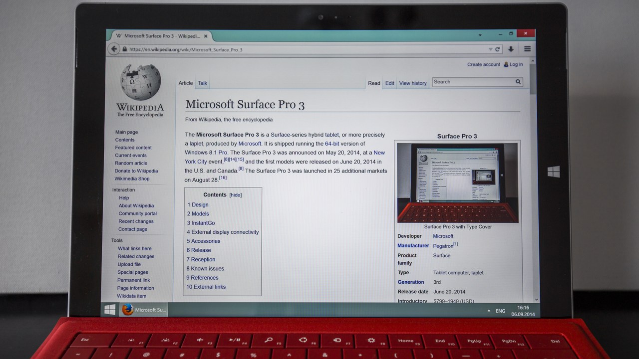 Surface Pro 3 — Image Credit: Wiki Commons - CC BY-SA 4.0/Wiki Commons