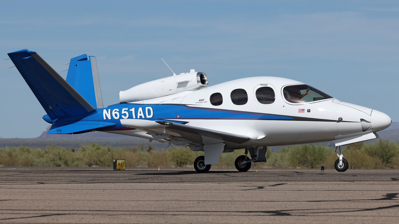Cirrus Vision Jet — Image Credit: DUNCAN KIRK from Coeur d'Alene, United States - CC BY 4.0/Wiki Commons