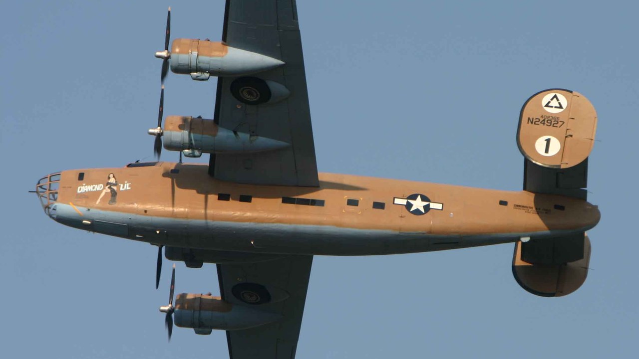Consolidated B-24 Liberator — Image Credit: The original uploader was Bzuk at English Wikipedia - Public domain/Wiki Commons