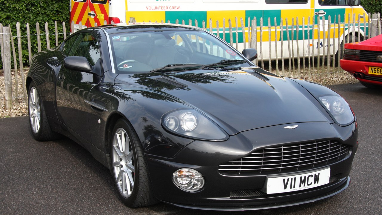 Aston Martin V12 Vanquish — Image Credit: Brian Snelson from Hockley, Essex, England - CC BY 2.0/Wiki Commons